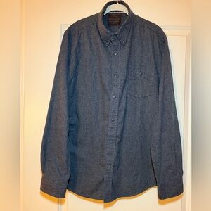 Men's Blue Button-Up Shirt Weatherproof Size XL